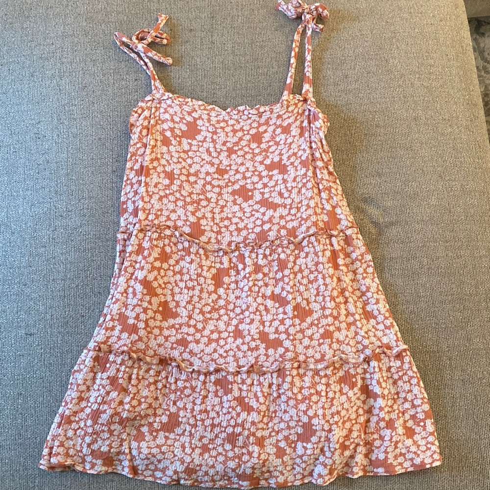Pink Lily floral mini dress